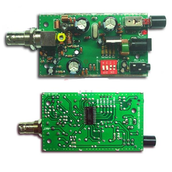 Bh1417 módulo transmissor de fm estéreo pll com ci bh1417f 12v