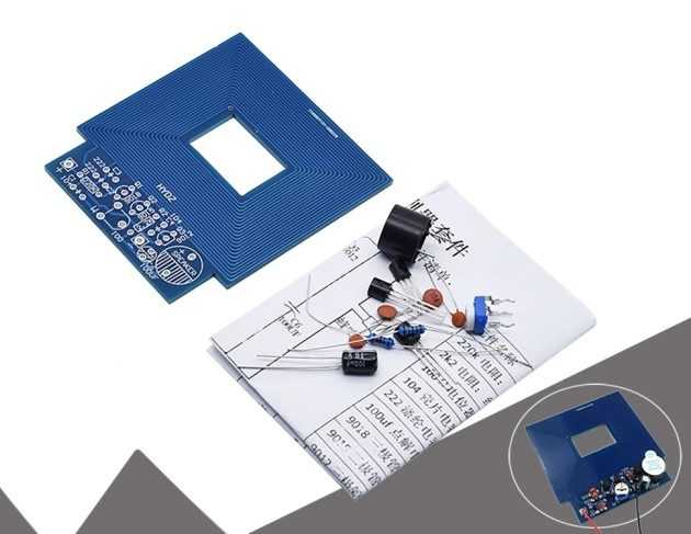Kit para montar detector de metal simples com transistor