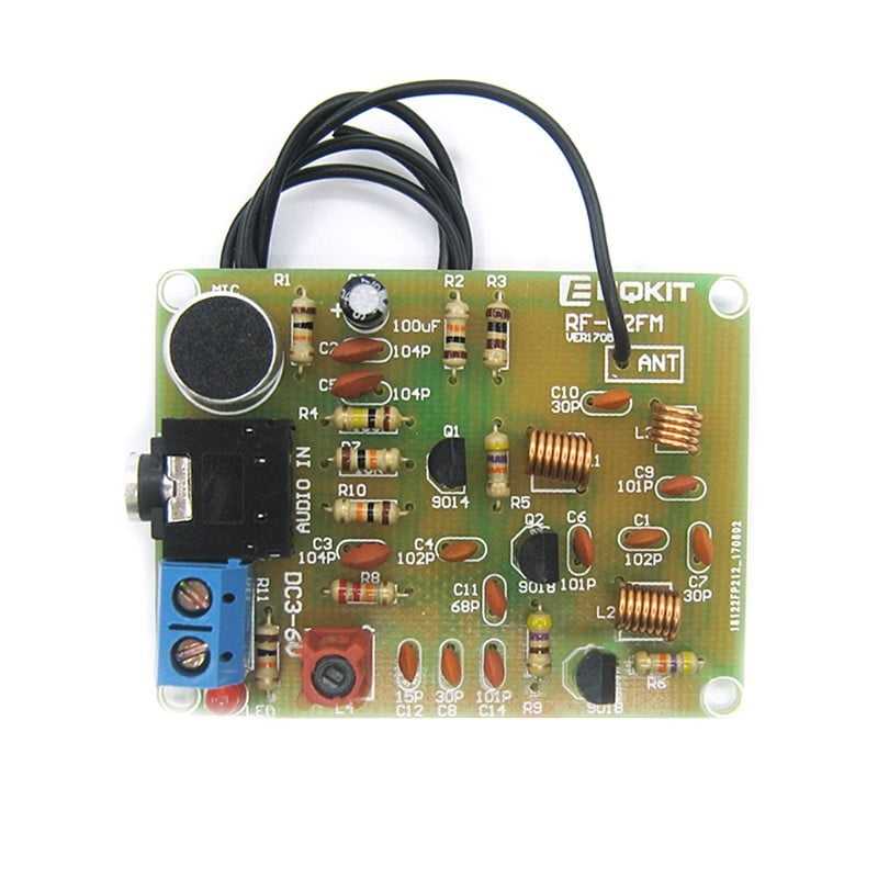 Kit Para Montar Transmissor de Fm barato Diy Com Transistor C/ Microfone de eletreto