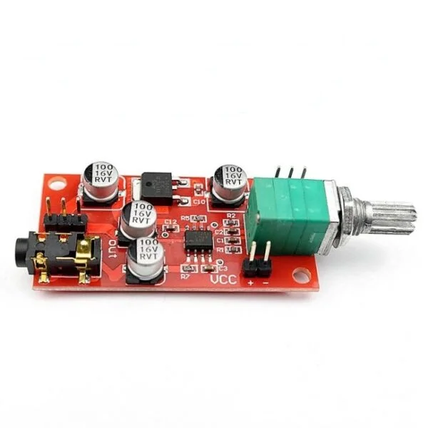 Lm4881 amplificador para fones de ouvido hifi com volume 12v