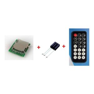 Modulo Diy Mp3 Para Amplificador Transmissor Fm Com Controle 8