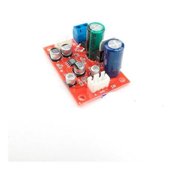 Modulo placa de pre amplificador com ci ad828 fonte simples 3