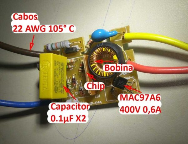 Sensor interruptor de toque para abajur liga desliga lâmpada 1 toque