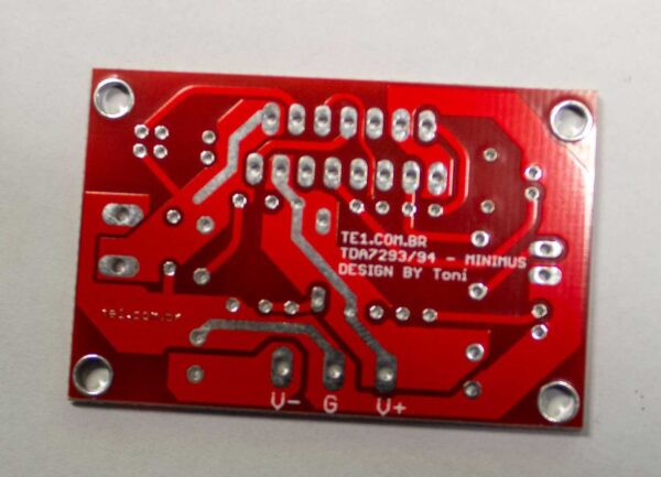 Tda7294 original kit para montar amplificador placa e componentes