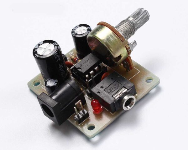 Lm386 kit montar amplificador audio ci lm386n facil montagem 2