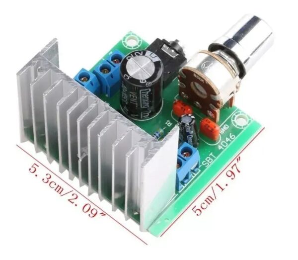 Tda7297 placa montada modulo amplificador estereo com ci 4