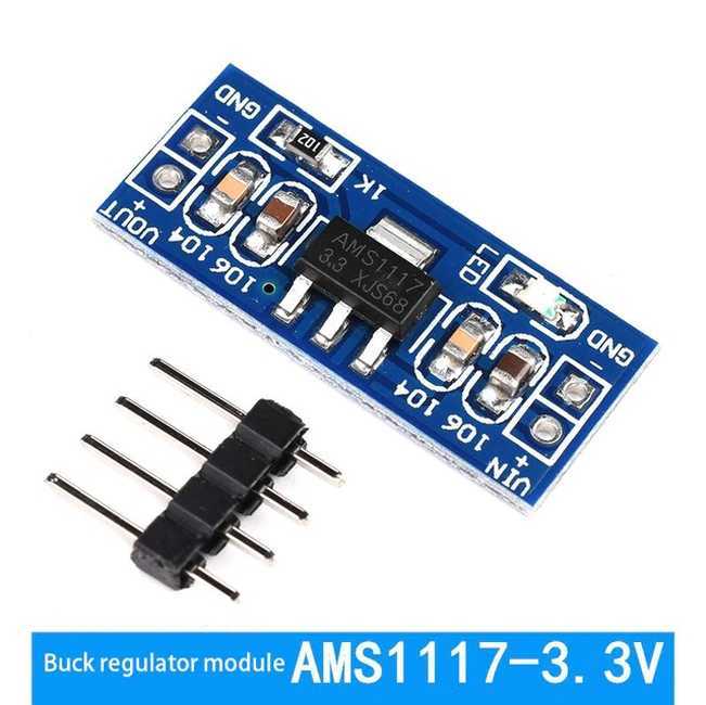 5x módulo regulador de tensão ams1117 3. 3 arduino esp32 3. 3v