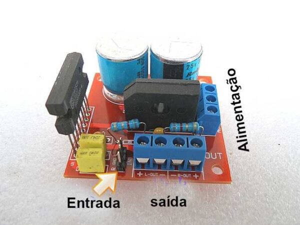 Tda1521 kit montar amplificador potencia estereo tda1521a 2