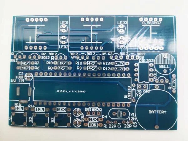 8051 kit montar relógio digital com display ds1302 ds18b20