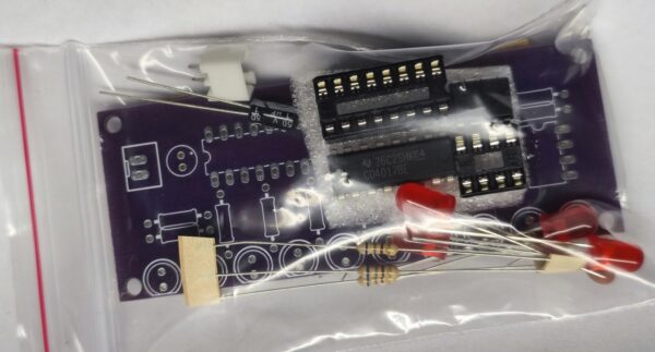 Kit didatico para montar sequencial de led com cd4017 ne555 2