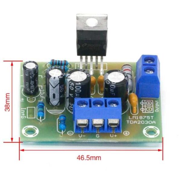 Lm1875 kit para montar amplificador com ci lm1875t até 30 watts