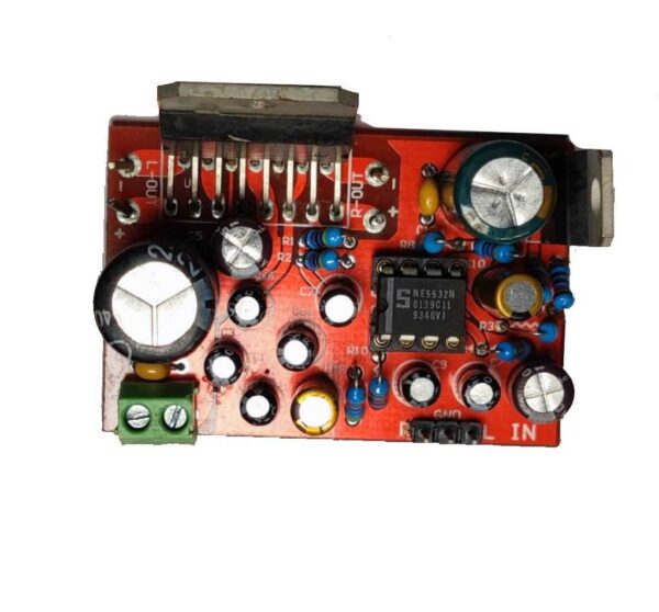 Tda7379 montado amplificador potencia estereo diy com pre 3