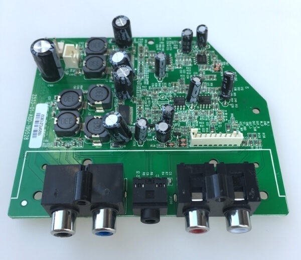 Placa montada amplificador 21 ci ad52580 2x 20 40w 3