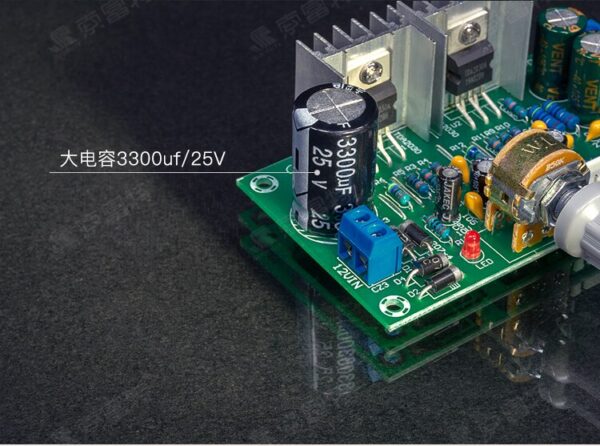 Tda2030 placa montada amplificador estereo tda2030a volume 2