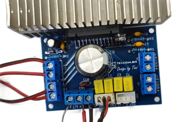 Tda7388 kit montar amplificador som equivalente tda7850