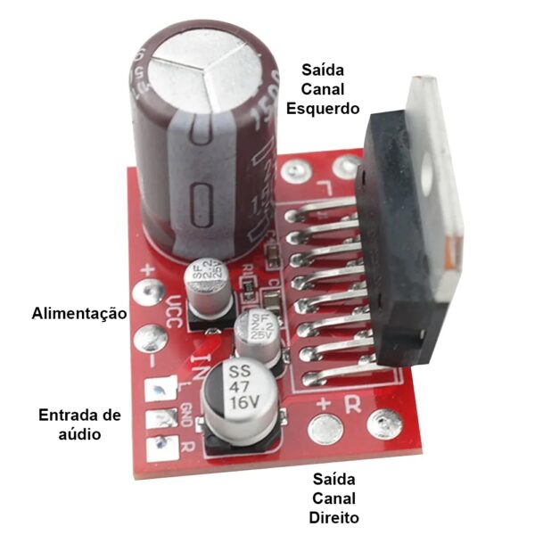 Cd7379 amplificador potencia de audio 2x 38w tda7379 mini 3