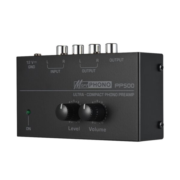 Pp500 pre amplificador phono para toca discos riaa disco vinil 6