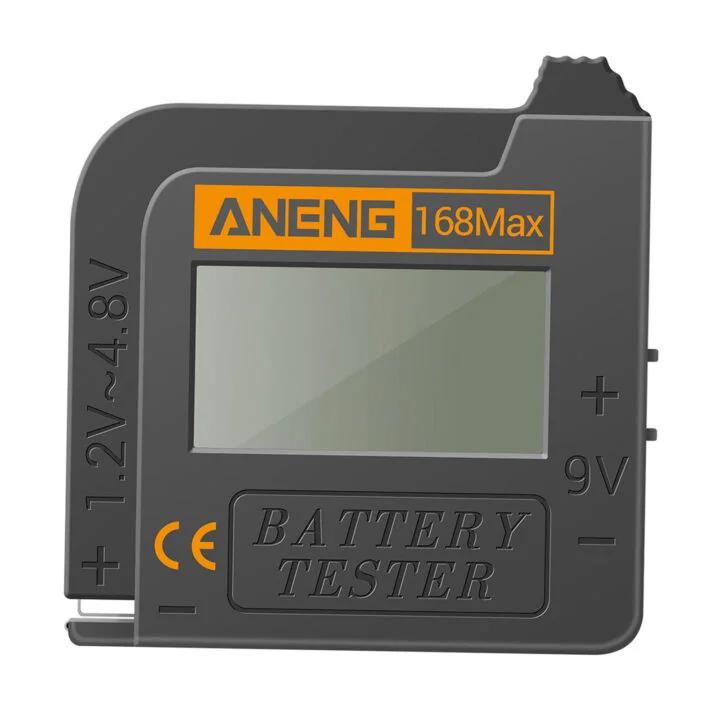 Testador medidor de bateria e pilhas Aneng 168 Max 1,2 a 9v