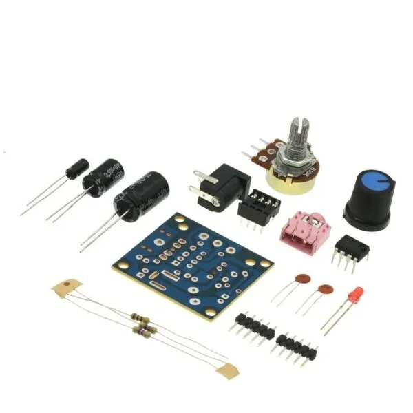 10x kit lm386 kit montar amplificador áudio ci lm386n
