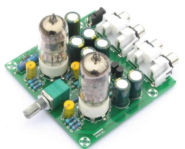 Kit montar pre amplificador valvulado estereo valvula 6j1 5