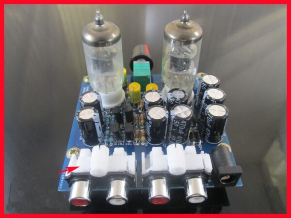 Kit montar pre amplificador valvulado estereo valvula 6j1 6