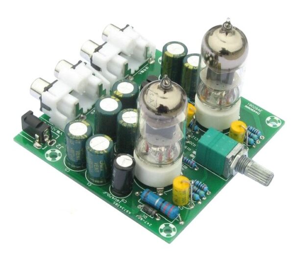 Kit montar pre amplificador valvulado estereo valvula 6j1