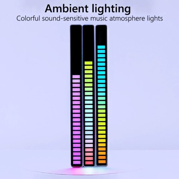 Barra de luz rgb barra de luz rgb rítmica gamer sensível ao som torre música