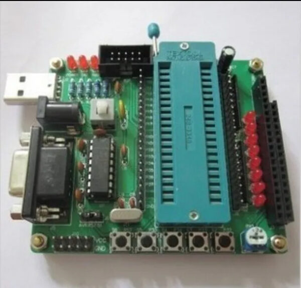 Placa desenvolvimento microcontrolador 8051 at89s avr 3