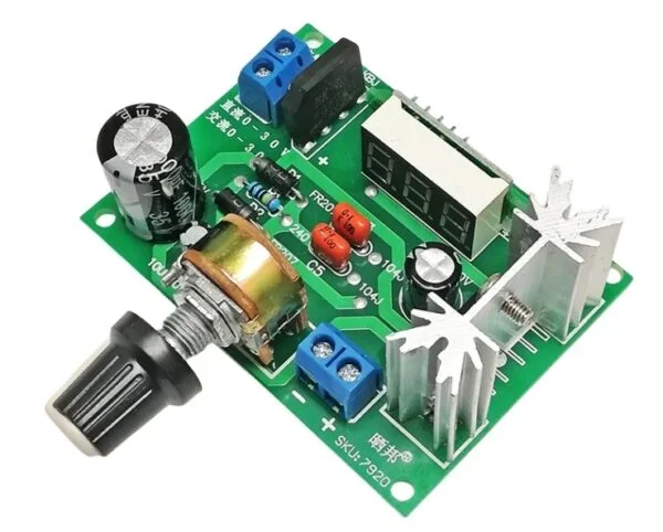 Lm317 regulador de tensao dc dc ajustavel com voltimetro 4