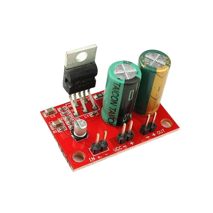 Lm1875 amplificador de potência manual de uso lm1875 placa montada amplificador
