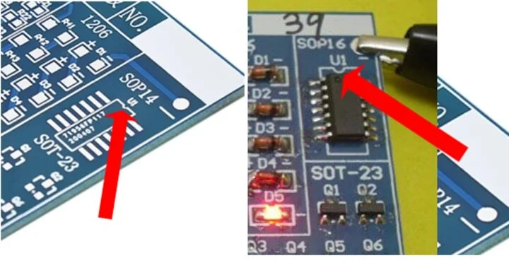 solda smd LED e iluminação Manual de uso placa teste de solda SMD