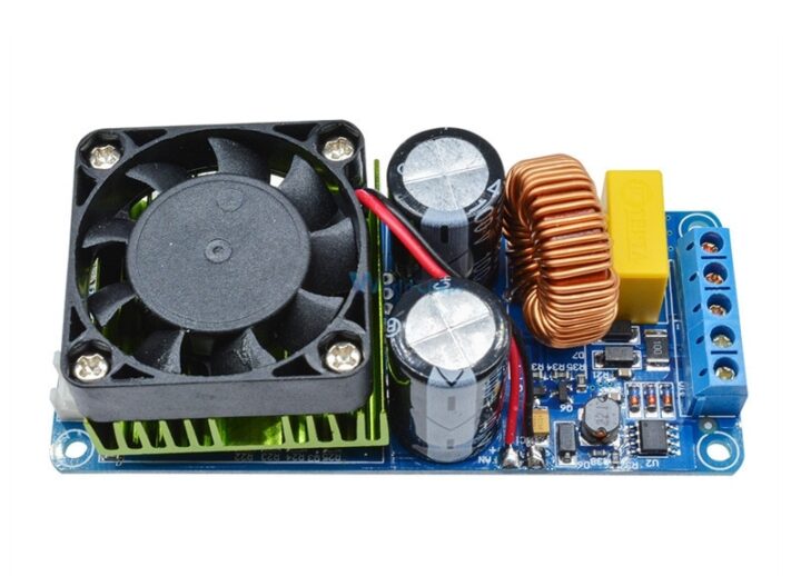 Manual placa montada amplificador irs2092 500w