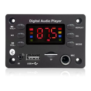 Módulo Bluetooth 5.3 audio DIY MP3 FLAC FM entrada microfone