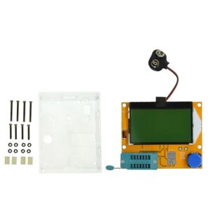 Transistor Tester Lcr T4 Mega328 medidor Led Esr kit + case