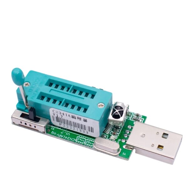 Ch341a versão 1. 7 programador eprom usb bios flash 1. 8v 3. 3v