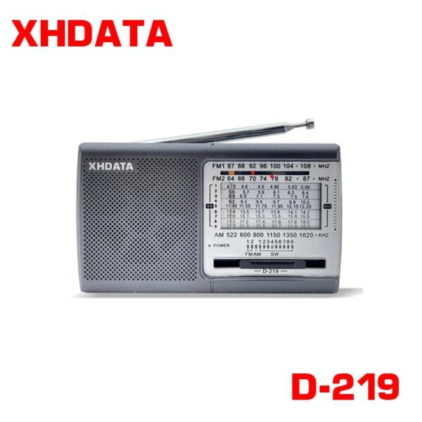 Xhdata d-219 rádio am fm oc fm estendida ondas curtas