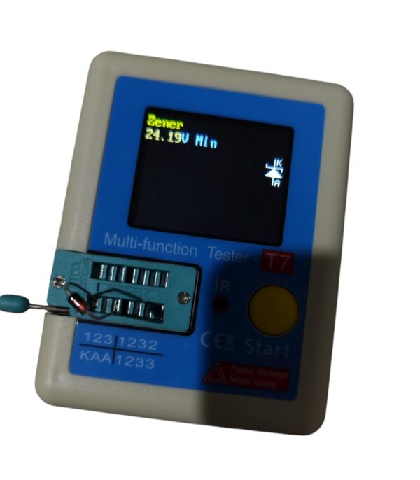 Lcr-t7 medidor transistor tester esr lcr meter atualizado