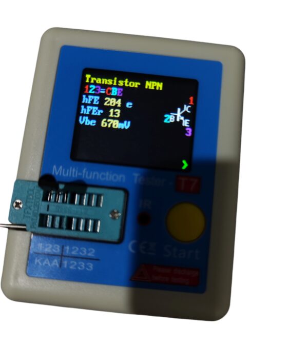 Lcr-t7 medidor transistor tester esr lcr meter atualizado