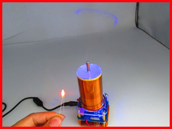 Bobina de tesla musical kit para montar raios zvs 2