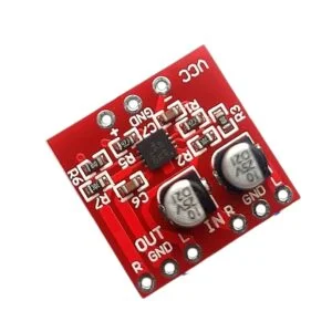Pré-amplificador hifi com ci OPA1612 módulo fonte simétrica